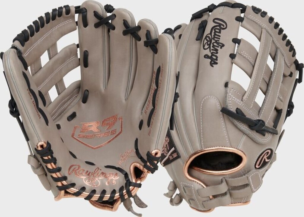 Rawlings R9 Series ContoUR Fit 12" Fastpitch Softball Glove - RHT and LHT - 12" Grey New - 2nd String Sports
