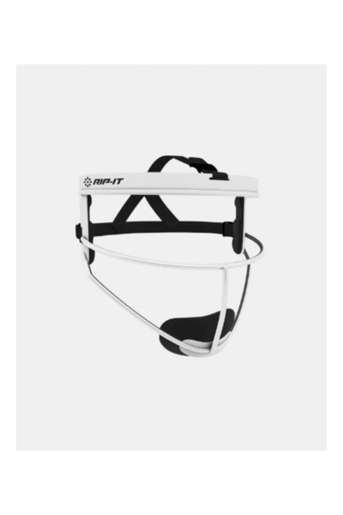 Rip-It Fastpitch Softball Fielders Mask - Defense Pro - Adult White New - 2nd String Sports