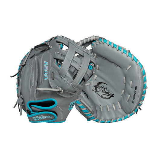 Wilson 2024 Wilson 32" A500 Siren Youth Fastpitch Softball Catcher Mitt at 2nd String Sports Stuarts Draft VA