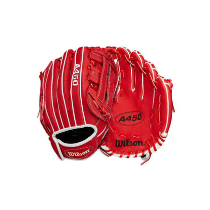 Wilson 2024 Wilson A450 11" Youth Baseball Glove (RHT/LHT) at 2nd String Sports Stuarts Draft VA