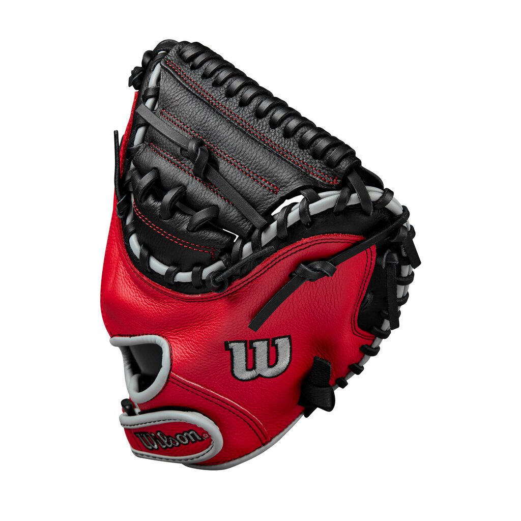 Wilson 2025 Wilson 32" A500 Youth Baseball Catcher Mitt at 2nd String Sports Stuarts Draft VA