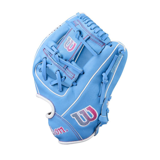 2026 Wilson A1000 11.5" 1786 Baseball Glove - 11.5" Blue White Pink New - 2nd String Sports