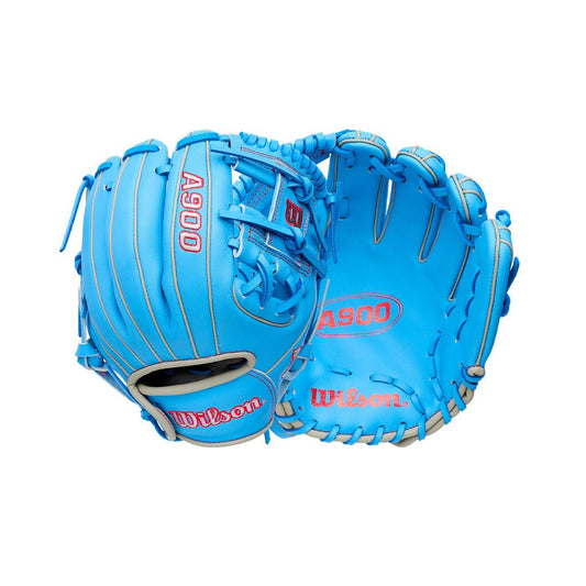 2027 Wilson 11.25" A900 Pedroia Fit Baseball Glove - 11.25 in PF Blue New - 2nd String Sports
