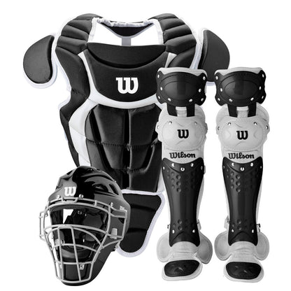 Baseball and Softball Youth Catcher's Set Wilson C200 NOCSAE - Multiple Colors - Youth Black New - 2nd String Sports
